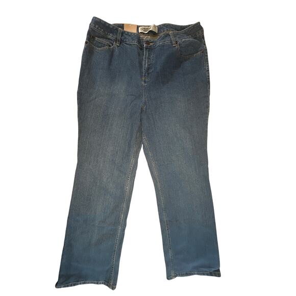 Route 66 Plus Size 16W Jeans Slightly‎ Flared Bootcut Fit Average Length Denim - Picture 1 of 9